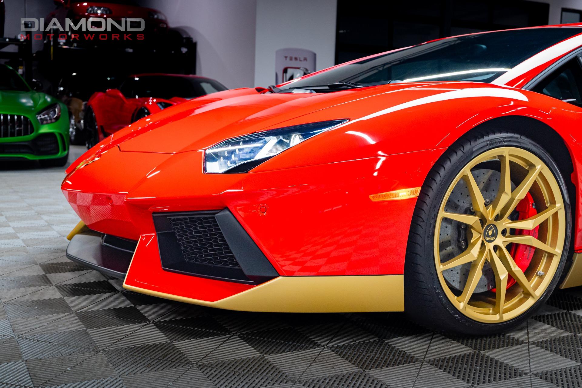 Lamborghini Aventador Gold And Diamond